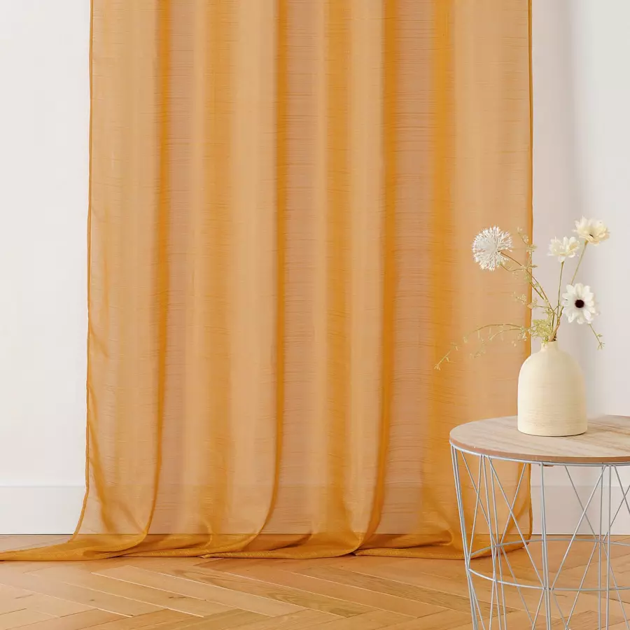 Voilage (145 x 240 cm) Etamine Jaune 4