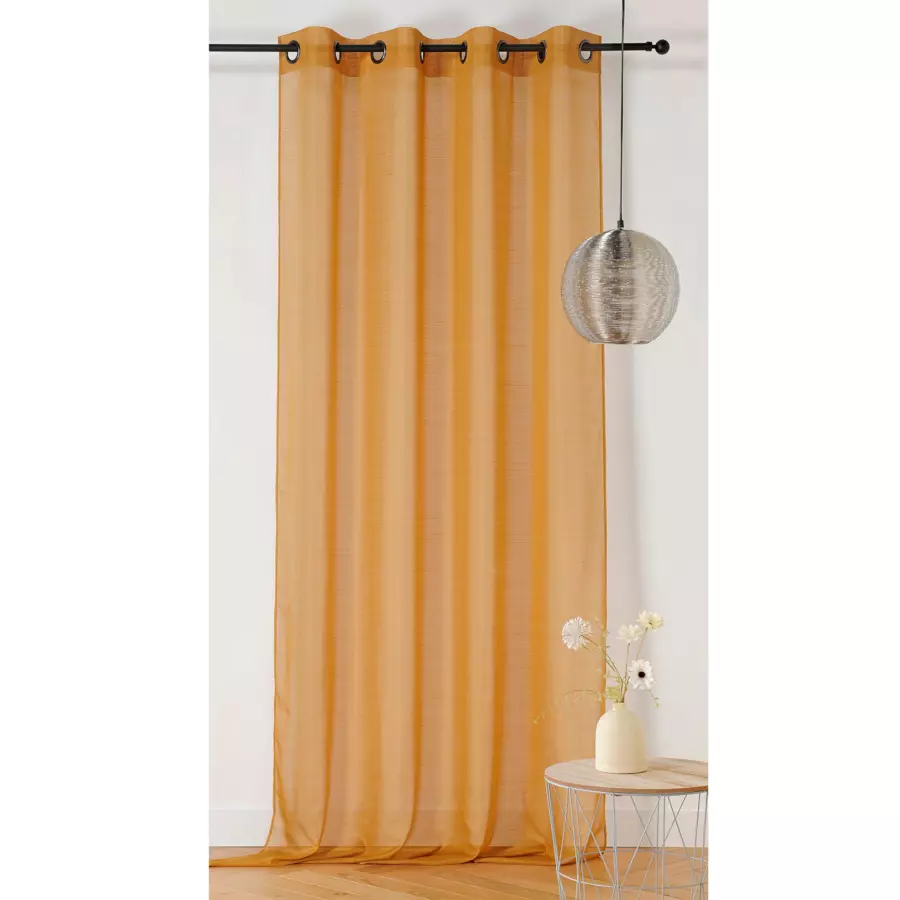 Voilage (145 x 240 cm) Etamine Jaune 5