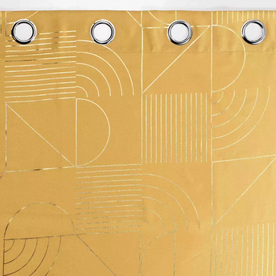 Cortina  semi-opaca(140 x 260 cm) Lineor Amarillo 4