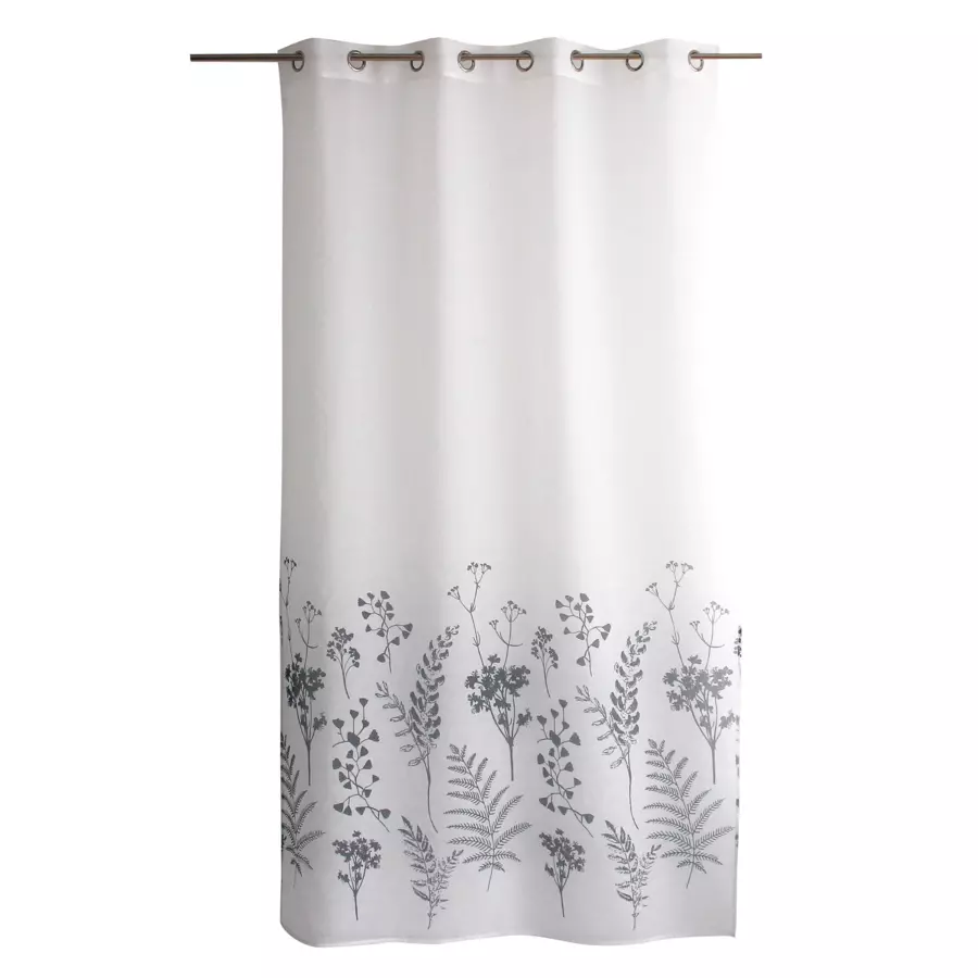 Voilage (140 x 240 cm) Herbier Gris anthracite 4