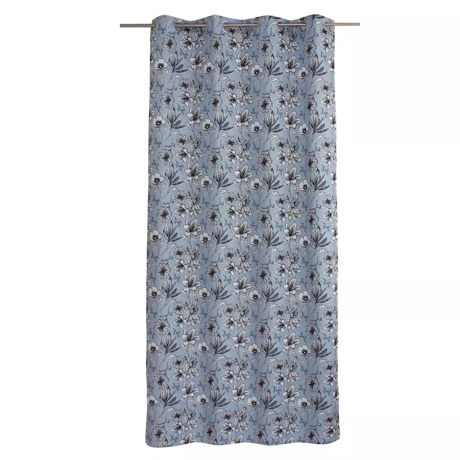 Cortina semi opaca (135 x 240 cm) Lily Azul 5