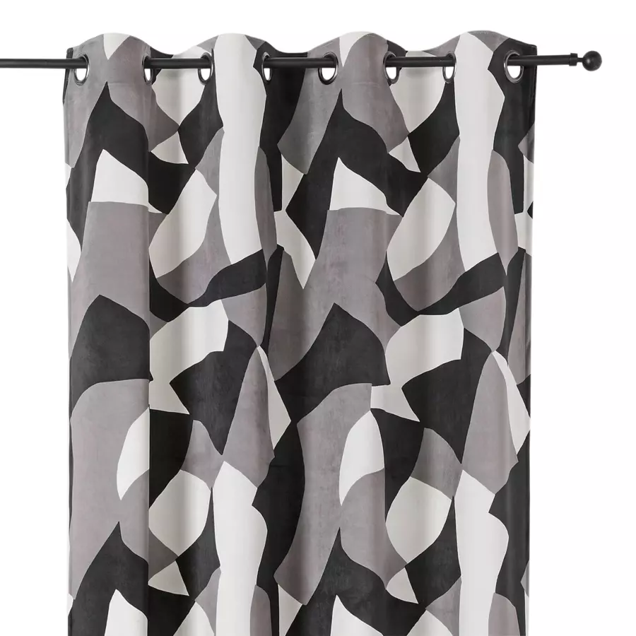 Rideau (145 x 240 cm) Camo Gris 4