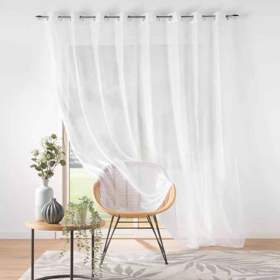 Voilage (300 x 240 cm) Lissea Blanc