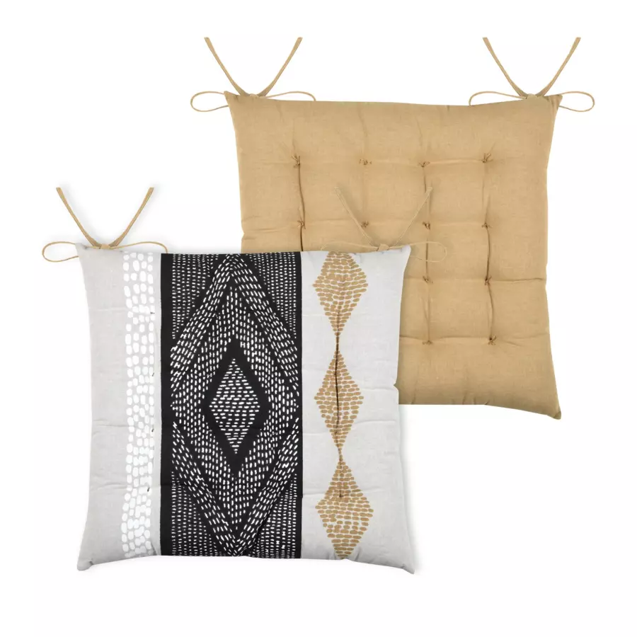 Coussin de chaise Ethnograf Ecru 4