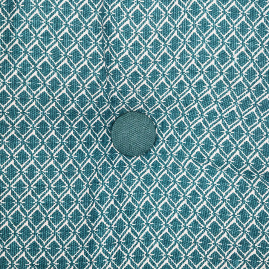 Coussin de sol carré (40 cm) Otto Bleu canard 4