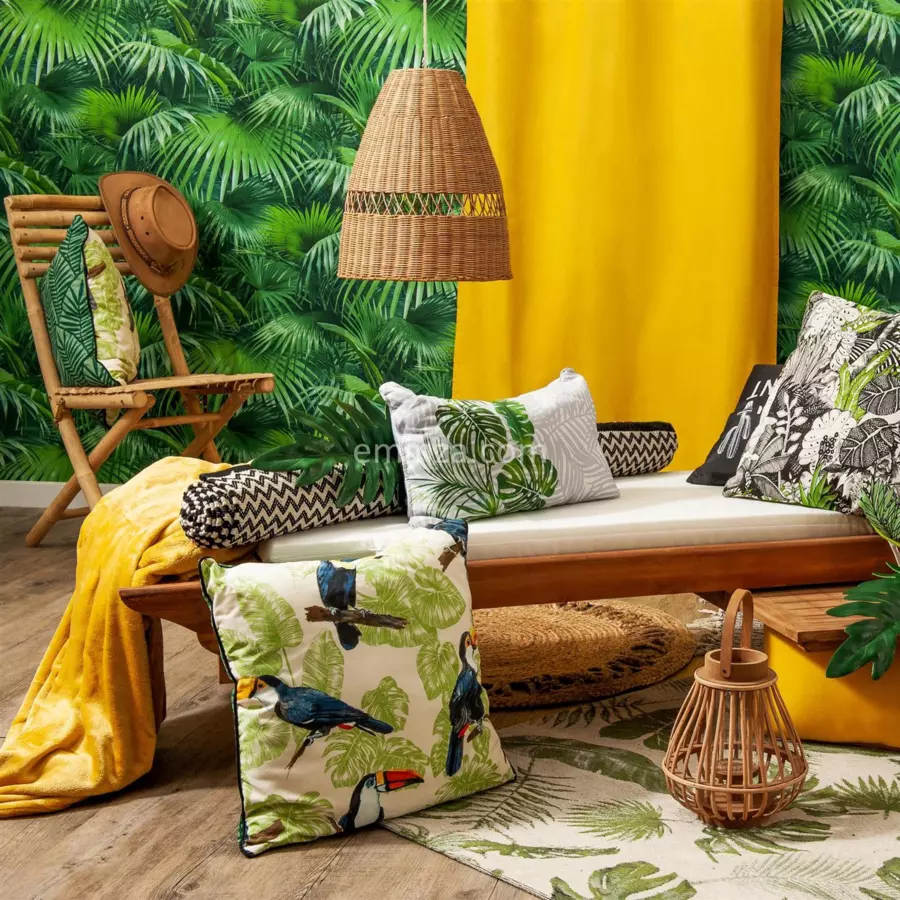 Manta suave (230 cm) Ternura flanel Amarillo ocre 4
