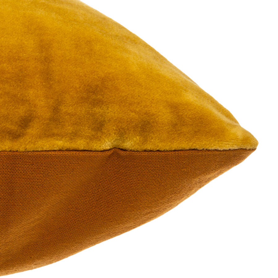 Quadratisches Kissen (40 cm) Patch Honiggelb 5