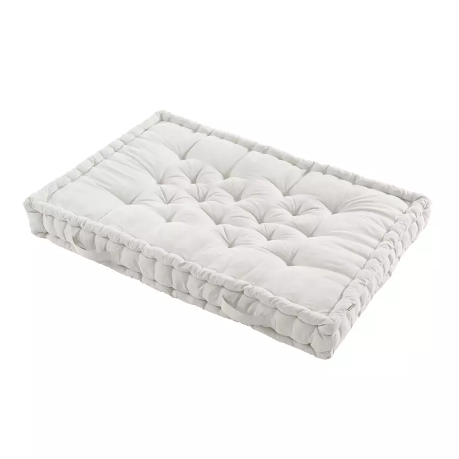 Cojín para palet (L120 cm) Pixel Beige gris 5