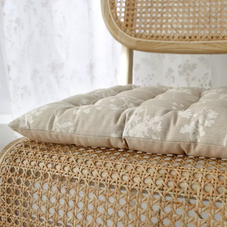 Cojín de silla cuadrado Herbier Beige 4