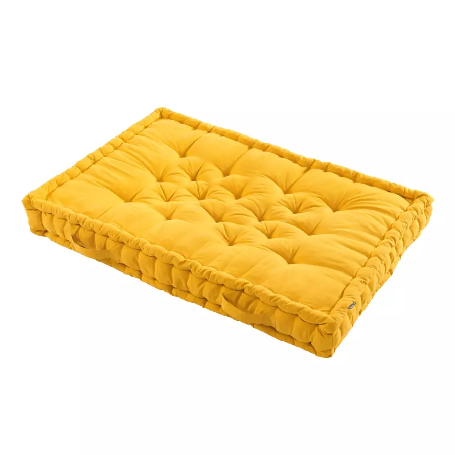 Matelas palette (L120 cm) Pixel Jaune moutarde 5