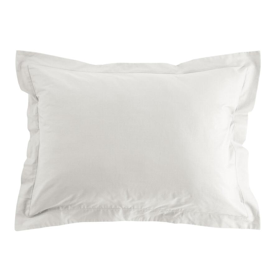 Funda de almohada rectangular en algodón bio (70 cm) Biolina Blanco 5