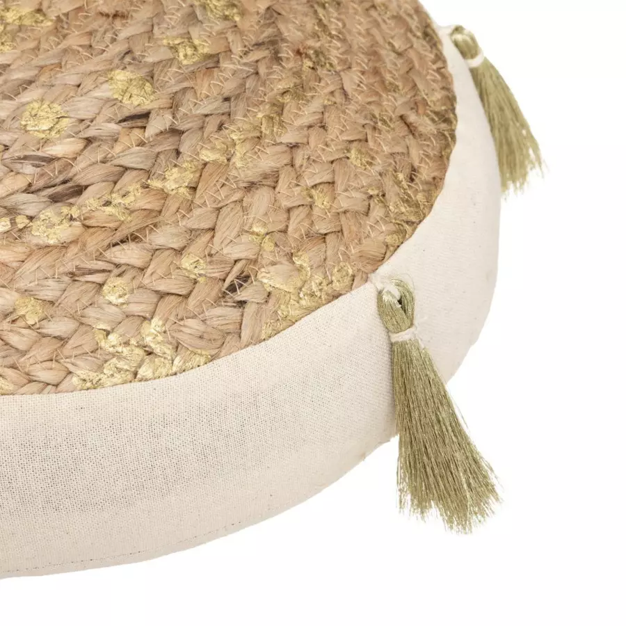 Cojín de suelo yute (38 cm) Shine Beige natural 4