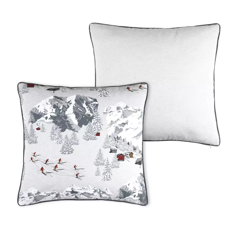 Coussin carré (50 cm) Meribel Gris