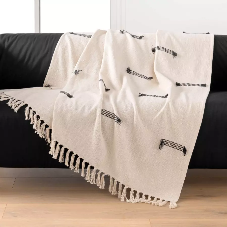 Manta algodón (150 cm) Juline Crudo