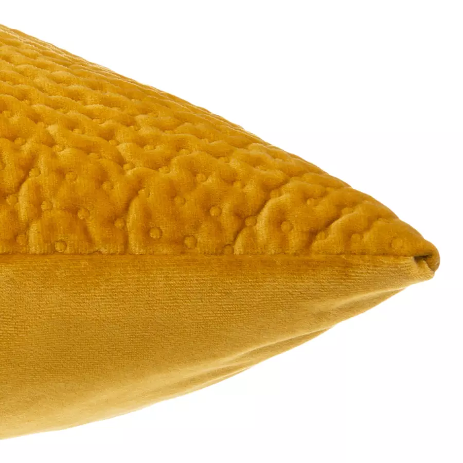 Coussin carré (40 cm) Dolce Jaune ocre 4