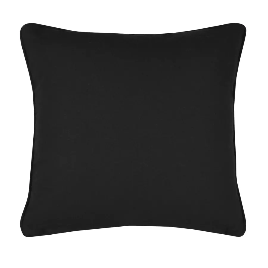 Coussin carré (40 cm) Princeton Noir