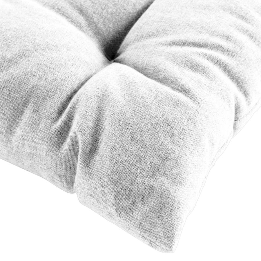 Cuscino per sedia cotone riciclato Mistral Bianco 4