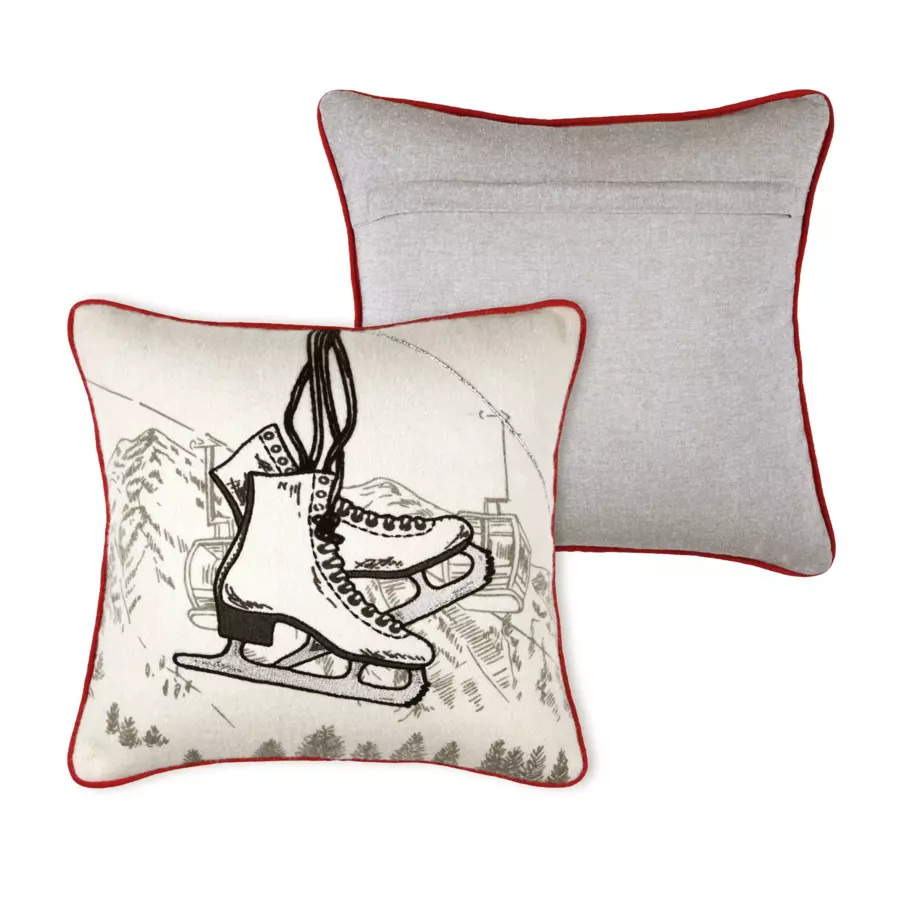 Cuscino quadrato (40 cm) Albertville Grigio 4