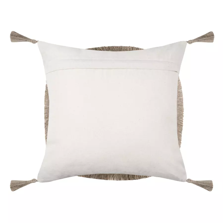Coussin carré jute (40 cm) Baléares Beige 5