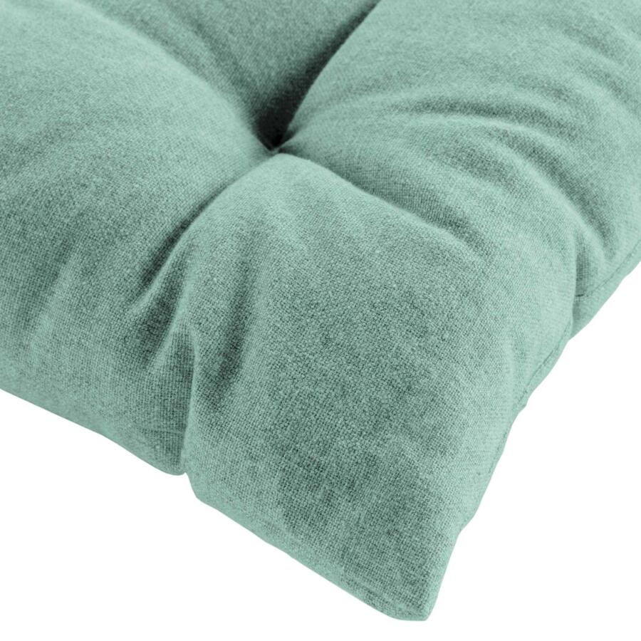 Cuscino per sedia cotone riciclato Mistral Verde menta 4