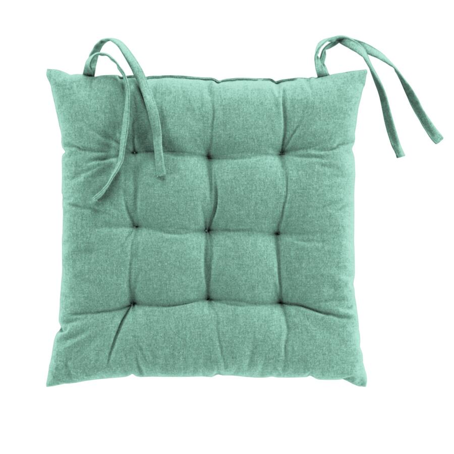 Cuscino per sedia cotone riciclato Mistral Verde menta 5