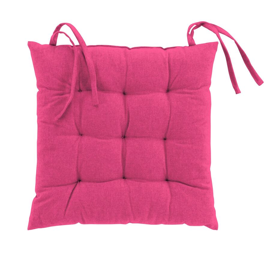 Cuscino per sedia cotone riciclato Mistral Rosa fucsia 4