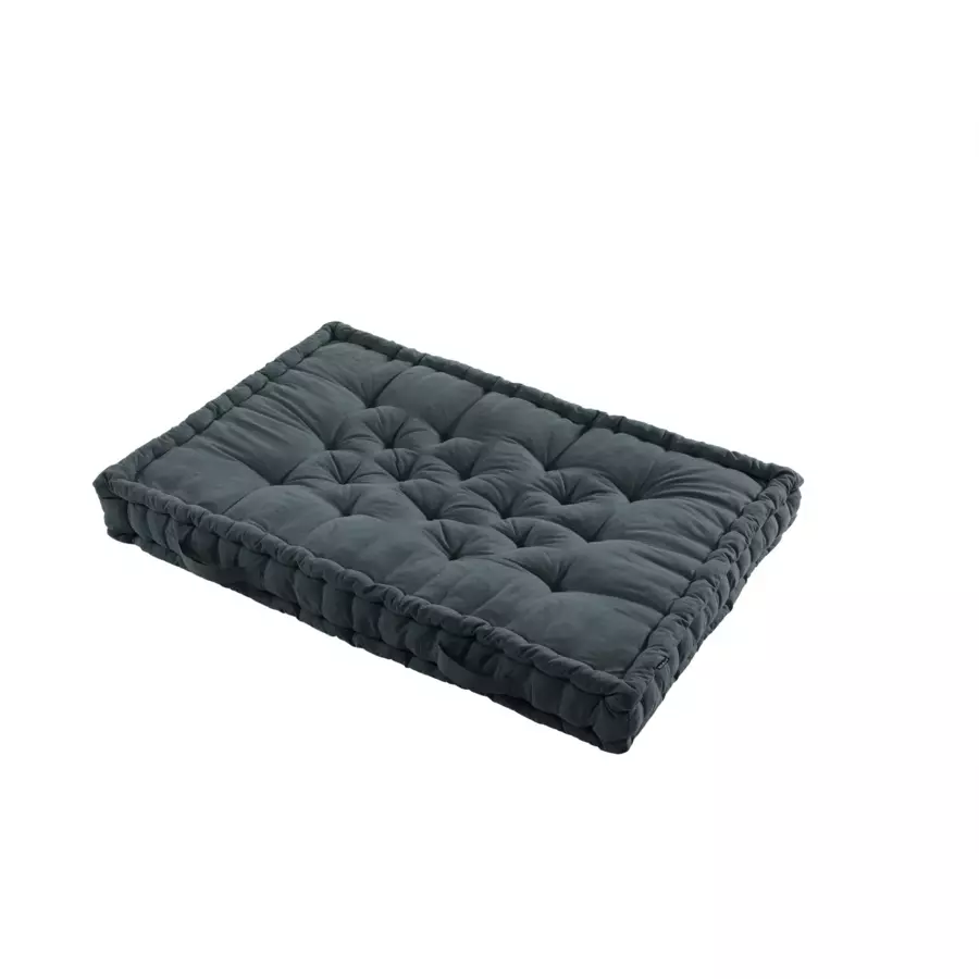 Cojín para palet (L120 cm) Pixel Gris antracita 5