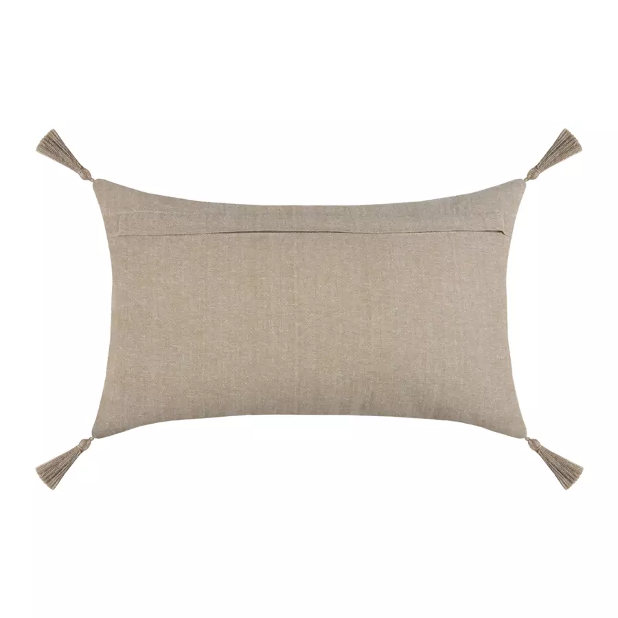 Coussin rectangulaire coton (50 cm) Maison Ecru 5