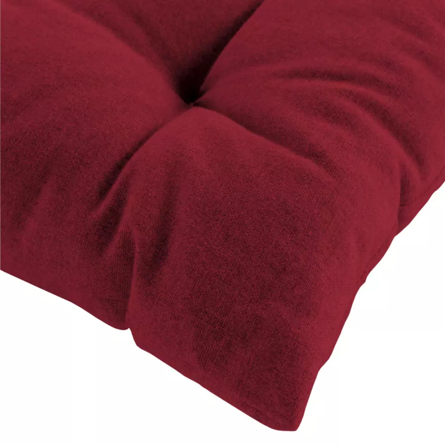 Stoelkussen gerecycled katoen Mistral Bordeaux 5