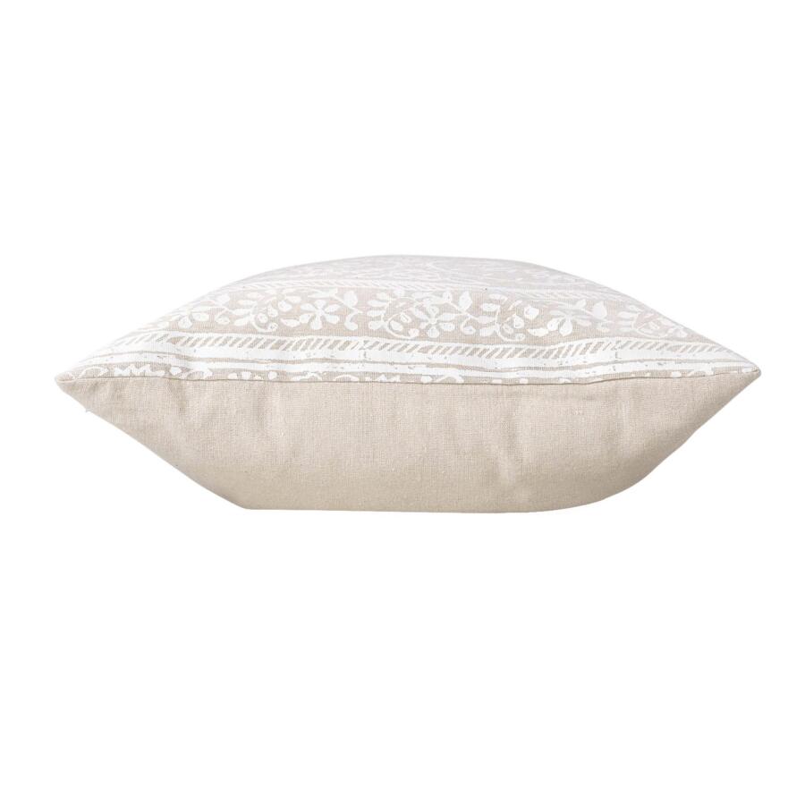 Cuscino rettangolare (60 cm) Isalina Bianco