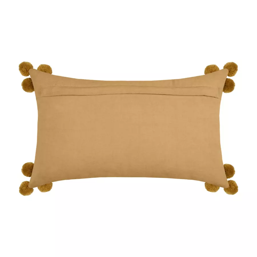 Coussin rectangulaire (50 cm) Bako Jaune safran