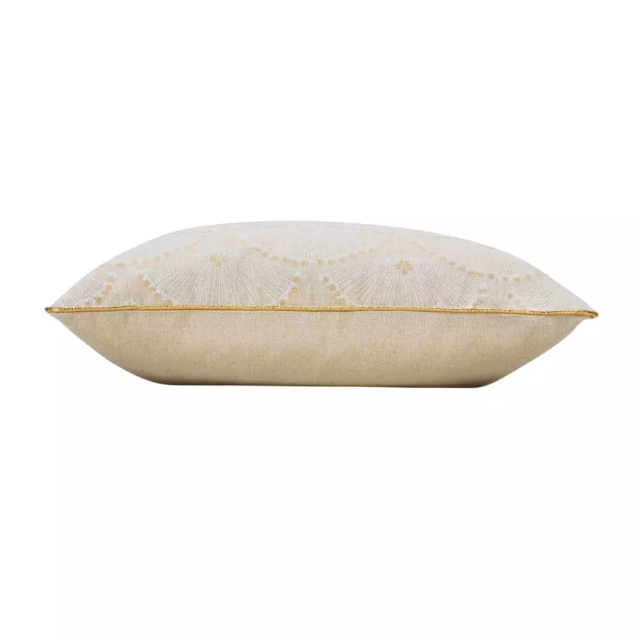 Coussin carré (45 cm) Lorina Beige 4