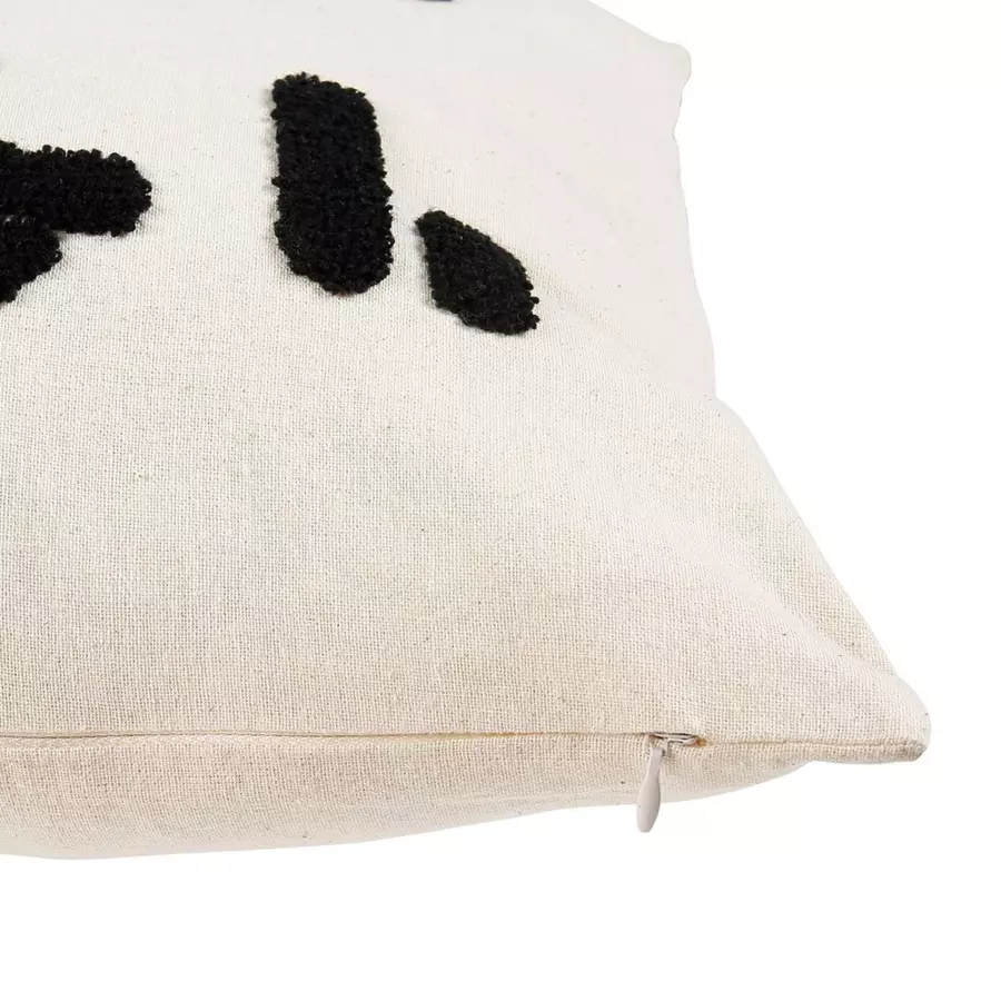 Housse de coussin carrée (40 cm) Portrait Blanche 4