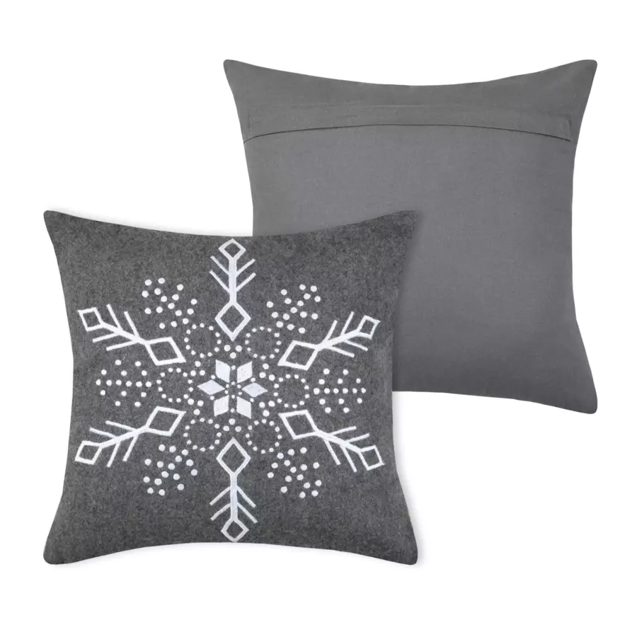 Coussin carré (40 cm) Arctik Gris anthracite 4