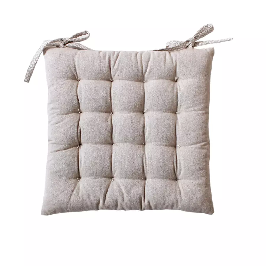 Cojín de silla cuadrado Rosa Beige 5