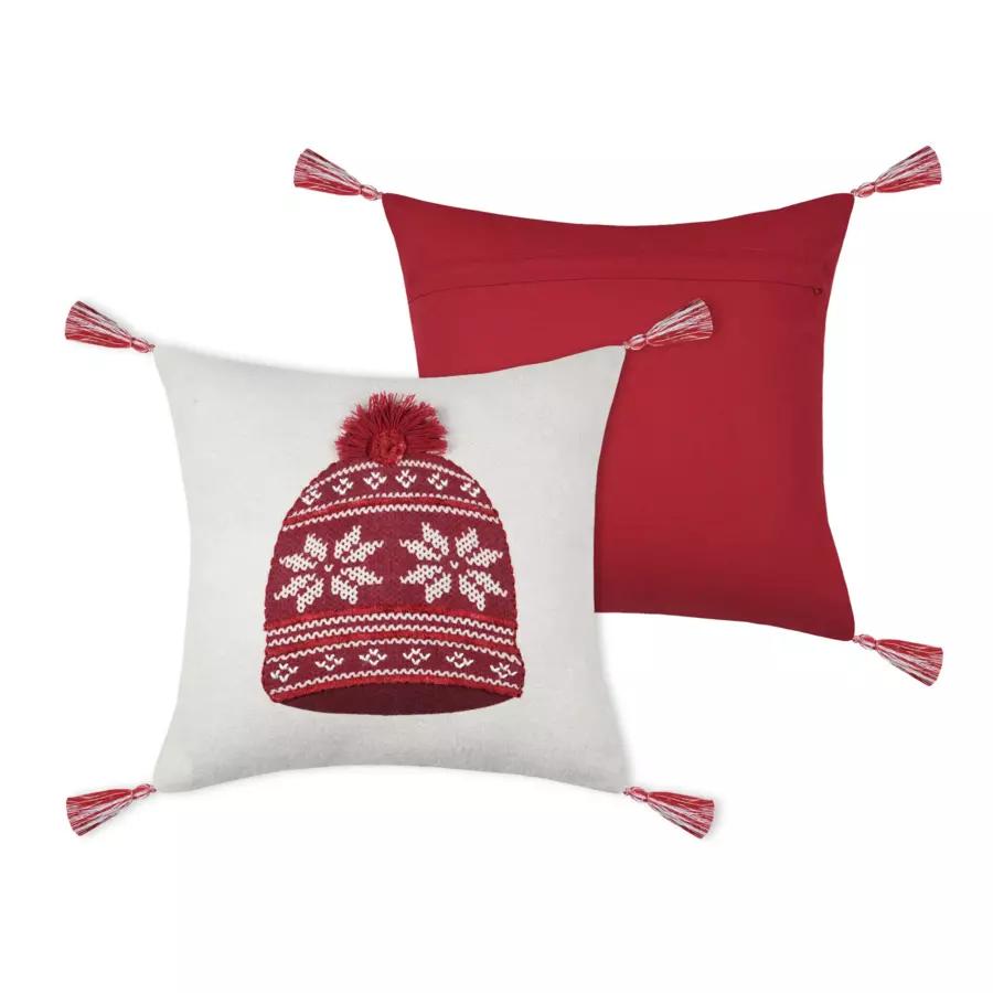 Coussin carré (40 cm) Arvan Rouge 4