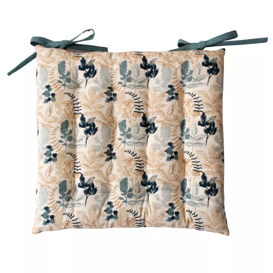 Coussin de chaise Vegetalis Bleu lagon 4