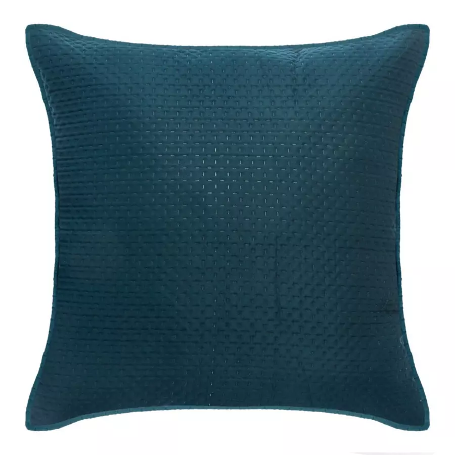 Couvre-lit et taies d'oreiller (240 x 260 cm) Dolce Bleu canard 4