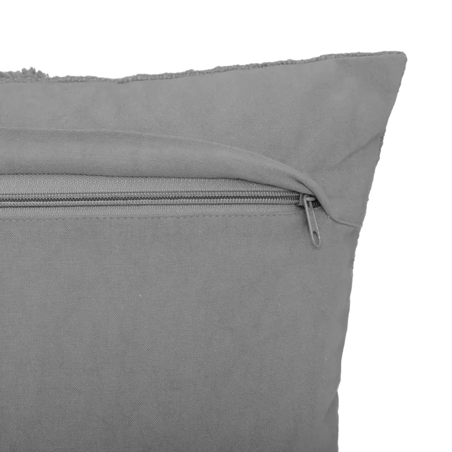 Coussin carré (40 cm) Inca Gris foncé 5