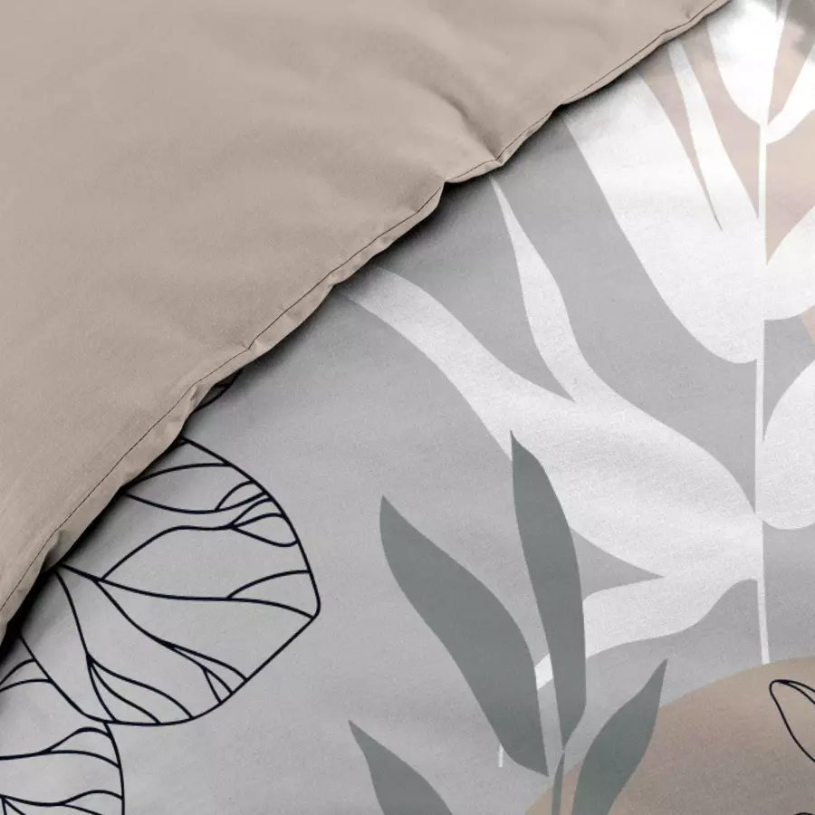 Funda Nórdica y dos fundas para almohadas algodón (240 cm) Solstice Blanco 4