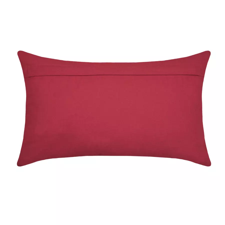 Cojín rectangular en algodón (50 cm) Marianne Rojo