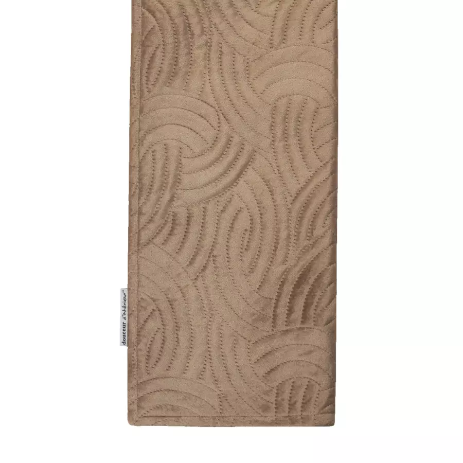 Funda para cojín cuadrado terciopelo (60 cm) Solange Topo