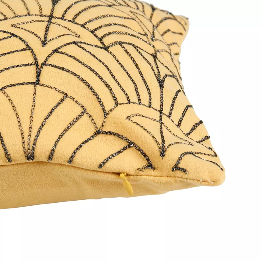 Funda de cojín rectangular (50 cm) Coquillage Amarillo 4