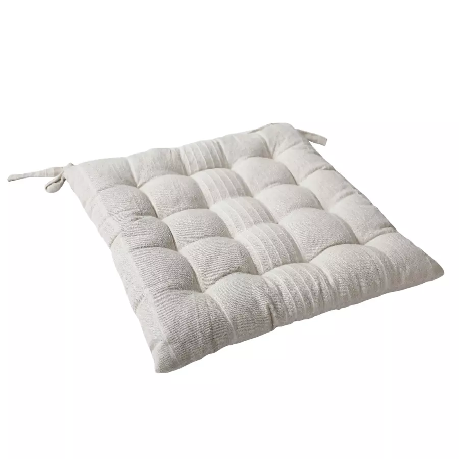 Cojín de silla cuadrado Bombay Crudo 4