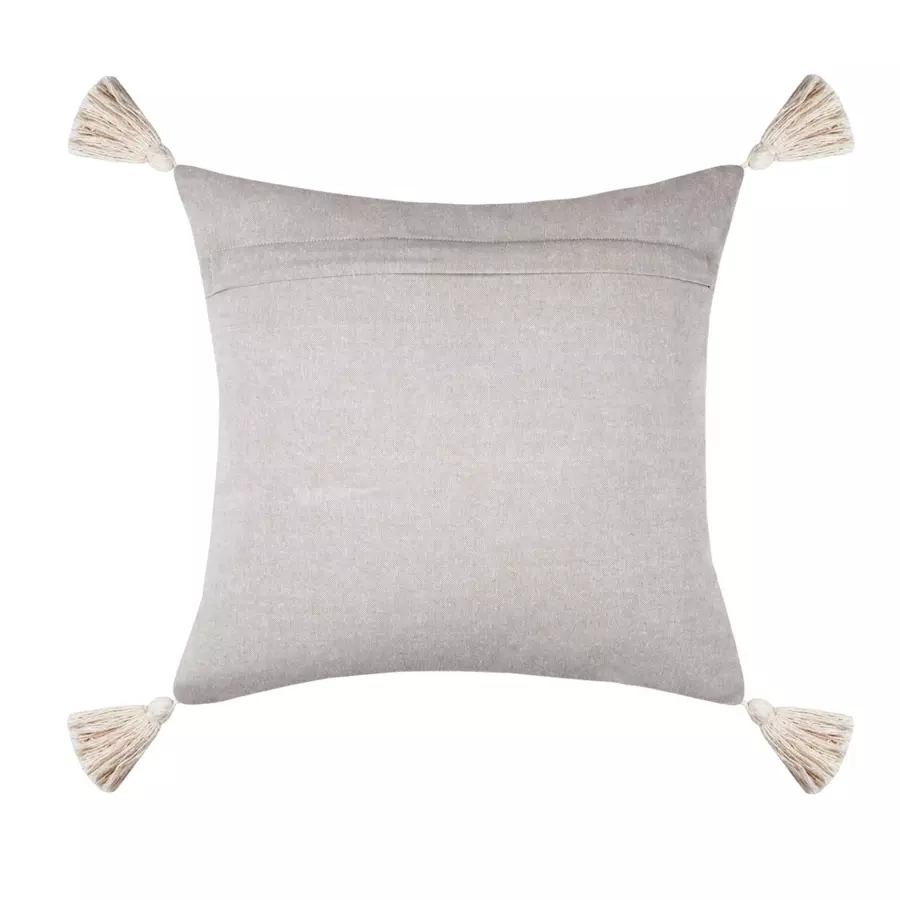 Coussin carré (40 cm) Hayden étoile Ecru 5