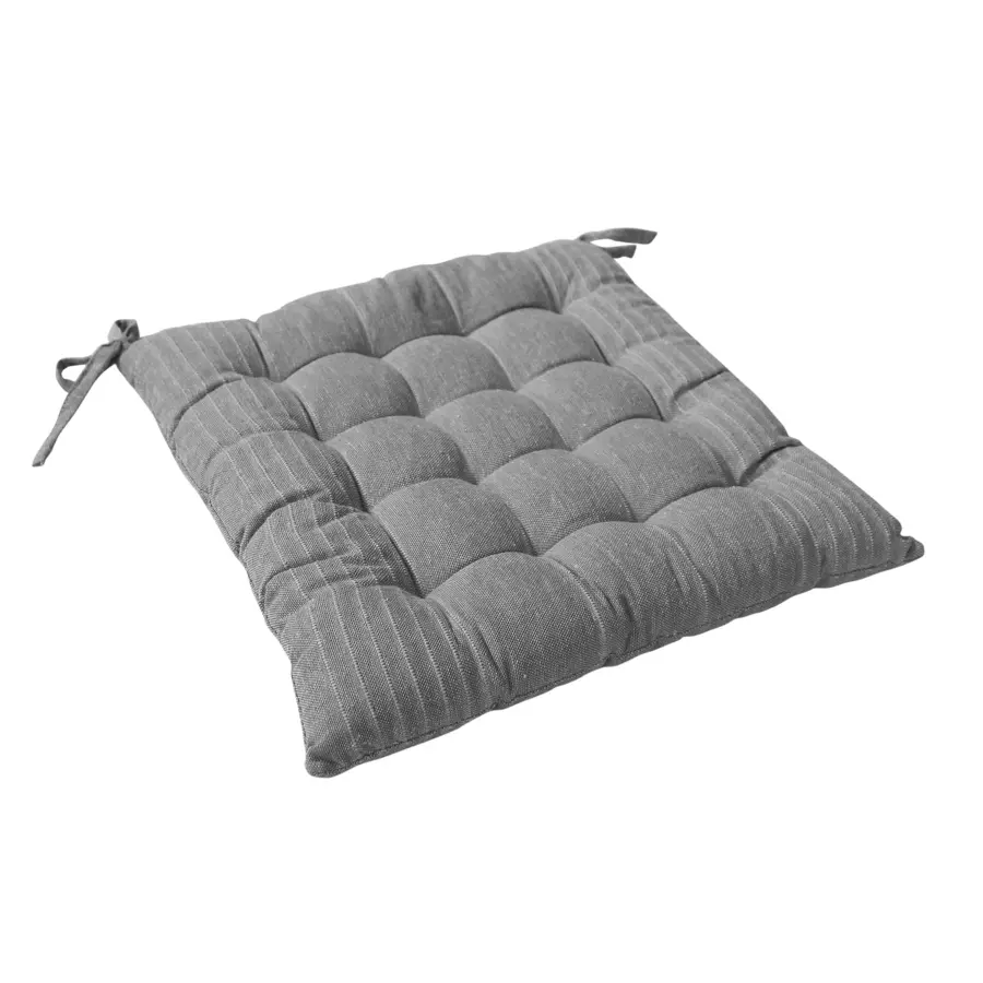 Coussin de chaise carré Bombay Gris 4