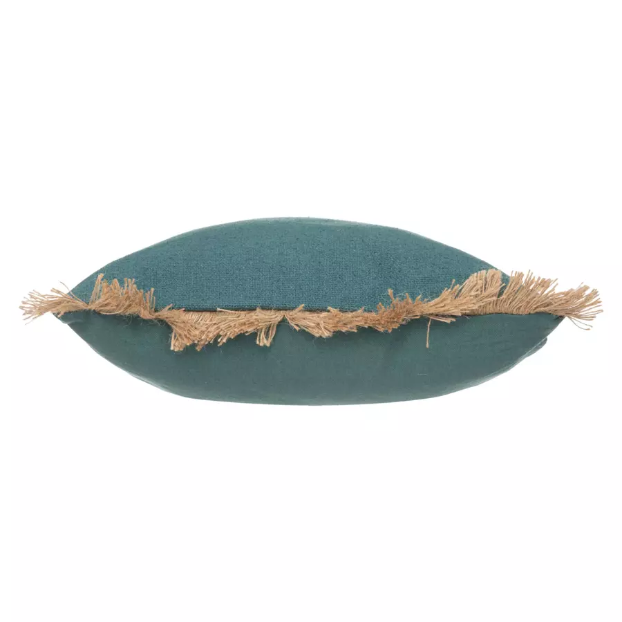 Coussin rectangulaire jute (58 cm) Bota Vert jade 5