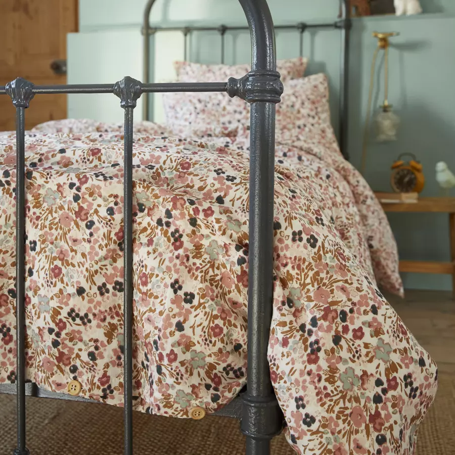 Housse de couette gaze de coton (140 cm) Capucine Multicolore 4