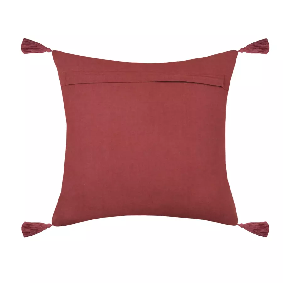 Coussin carré (40 cm) Ivanna Vert émeraude 5