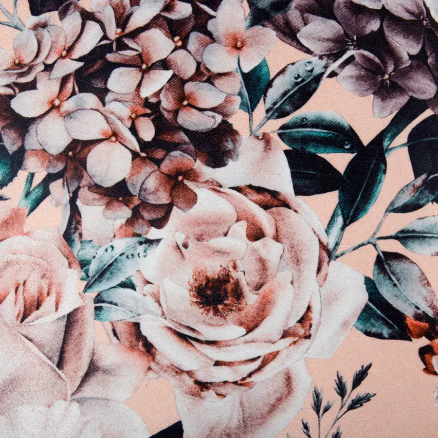 Funda de cojín (40 cm) Rosas Rosa 4